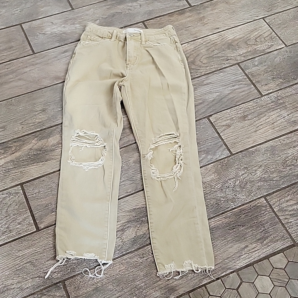 Bridge by GLY Tan Mom Jeans Size 23